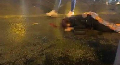 Esenler'de motosikletin çarptığı kadın ağır yaralandı
