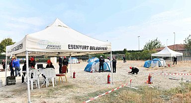 Esenyurt Arama Kurtarma Ekibi AFAD'ın gerçekleştirdiği sınavda başarılı oldu