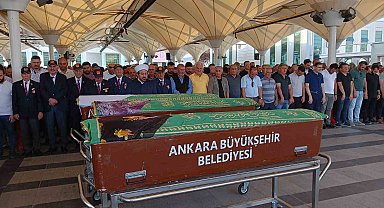 Eşinin kazara silahla öldürdüğü kadın son yolculuğuna uğurlandı