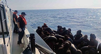 Fethiye'de 38 göçmen yakalandı