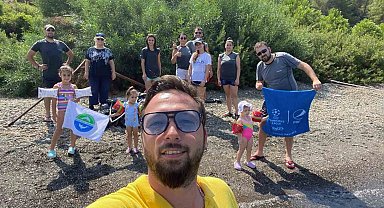 Fethiye'de kıyı temizliği