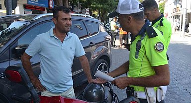 Fethiye'de motosiklet denetimi yapıldı