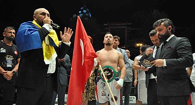 Fethiye'de WBC Profesyonel Boks Gecesi yapıldı