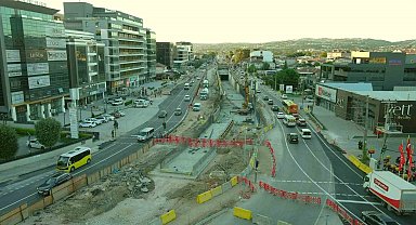 Geçit yolu çift yönlü olarak trafiğe açıldı