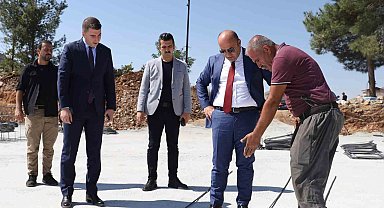 Genel Sekreter Çiftçi, Hazro ilçesinde devam eden çalışmaları inceledi