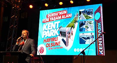 Gürsu'nun yeni kent parkı açıldı