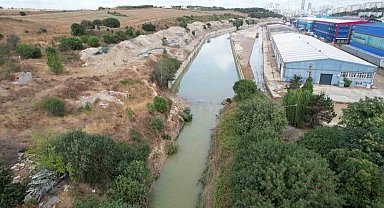 Halkalı gümrüğündeki taşkına yarım kalan dere ıslahı neden oldu