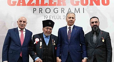 İçişleri Bakanı Ali Yerlikaya, gazilerle yemekte bir araya geldi