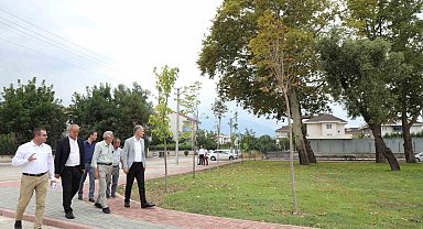 İnegöl Belediyesi çevre düzenlemeleriyle şehri güzelleştiriyor