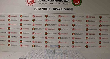 İstanbul Havalimanı'nda piyasa değeri 800 bin lira olan kaçak ilaç ele geçirildi