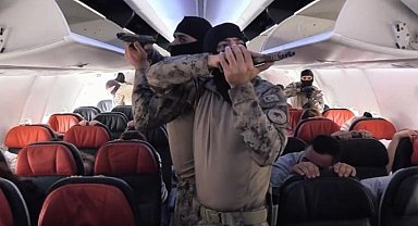 İstanbul Havalimanı'nda yasadışı eylemlere karşı tatbikat yapıldı
