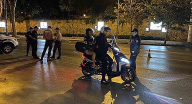 İstanbul'da motosiklet sürücülerine denetim gerçekleştirildi