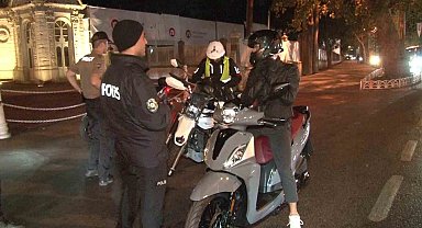 İstanbul'da motosiklet sürücülerine yönelik uygulama yapıldı