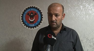 İşten çıkarılan maden işçilerinden eylem