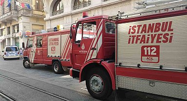 İstiklal Caddesi'nde yangın paniği