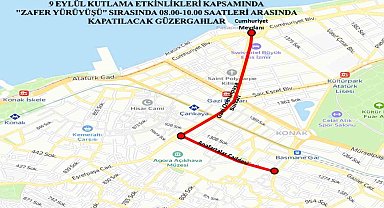 İzmir'de bazı yollar geçici olarak trafiğe kapatılacak