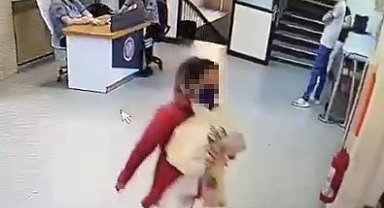 İzmir'de hastaneden bebeğin kaçırıldığı anlar kamerada