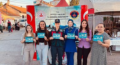 Jandarmadan Bağbozumu Festivali'nde KADES faaliyeti