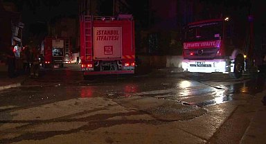 Kartal'da korkutan yangın