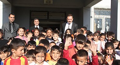 Kaymakam Bayram, öğrenci ve öğretmenlerle bir araya geldi
