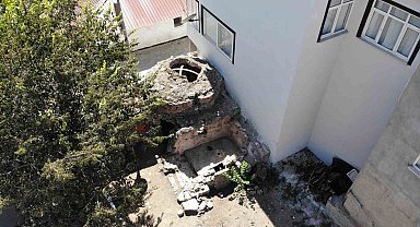 Kemer köyünde 350 yıllık Osmanlı Hamamı bulundu