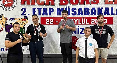 Kemerli kick boksçulardan 8 madalya