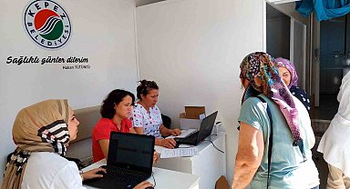 Kepez'in mobil hizmetleri Gazipaşa'da