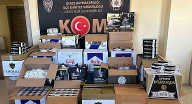 Kocaeli'de 183 bin makaron ele geçirildi