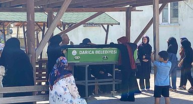 Kocası tarafından katledilen kadın son yolculuğuna uğurlandı
