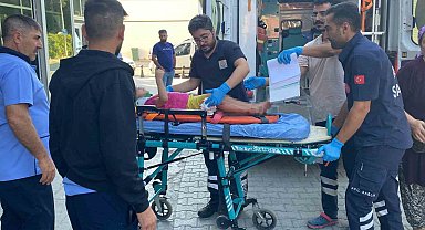 Konya'da 3. kattan düşen çocuk hastanelik oldu