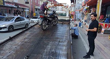 Konya'da başka ilçeden çalınan motosiklet Seydişehir'de bulundu
