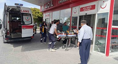 Konya'da inşaattan düşen işçi yaralandı