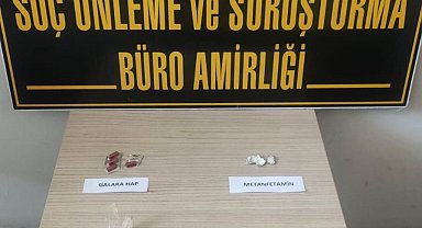 Konya'da üzerinden uyuşturucu çıkan şüpheli gözaltına alındı