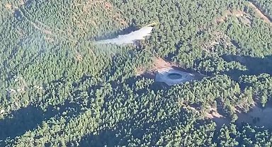 Köyceğiz'de orman yangını büyümeden söndürüldü
