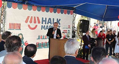 Küçükçekmece'de 3. Halk Market açıldı