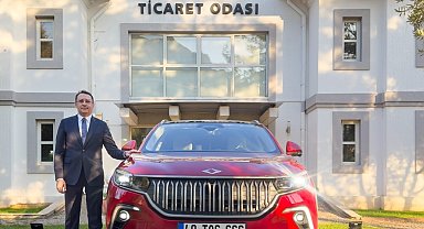 Marmaris Ticaret Odası hizmet aracı TOGG geldi