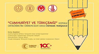 MEB'den lise öğrencileri arasında "Cumhuriyet ve Türkçemiz" konulu deneme yarışması