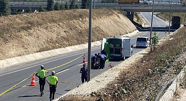 Motosiklet sürücüsü kazada hayatını kaybetti