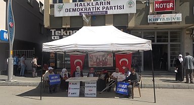 Muş'ta evlat nöbeti 113'üncü haftaya girdi
