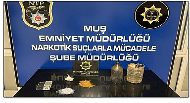 Muş'ta uyuşturucu operasyonu