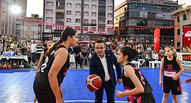 Mustafakemalpaşa'nın markası Tatlıtop Basketbol Şenlikleri başladı