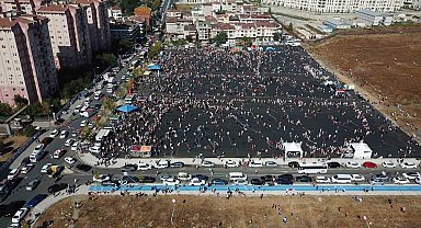 Okul öncesinde uçurtma şenliğine katılan çocuklar doyasıya eğlendi