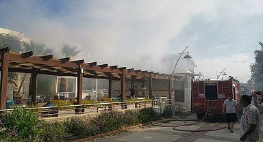 Otelde yangın paniği