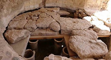 Parion Antik Kenti'nde 1950 yıllık Roma Hamamındaki terleme odası restore edildi
