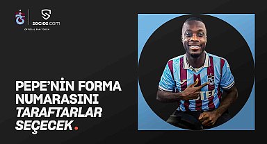 Pepe'nin forma numarasını taraftarlar seçecek