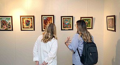 Ressam İbrahim Aşık, 'Gün Dökümleri'ni sanatseverlerle buluşturdu