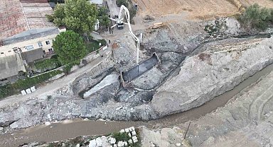 Selde yıkılan Eskihisar Köprüsü yenileniyor