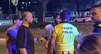 Sinop'ta polis denetimi: Alkollü sürücü polis ekiplerine zor anlar yaşattı