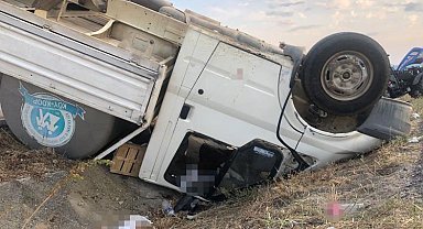 Sinop'ta traktör ile kamyonet çarpıştı: 1 ölü, 2 yaralı