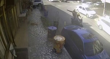 Şişli'de silahlı saldırı kamerada: Dükkanın önünde oturan adama ateş açtılar